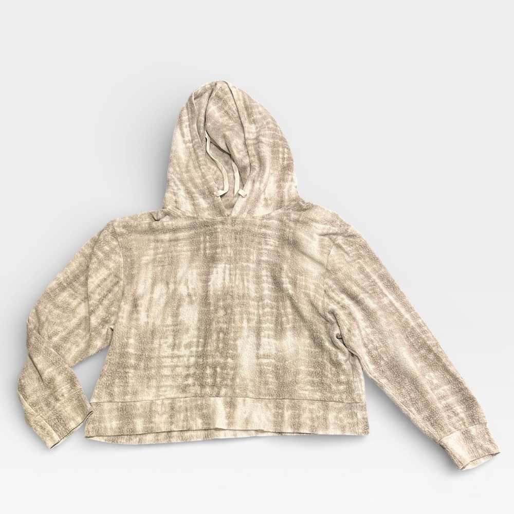Dress Forum Tan and white Lightweight Hoodie